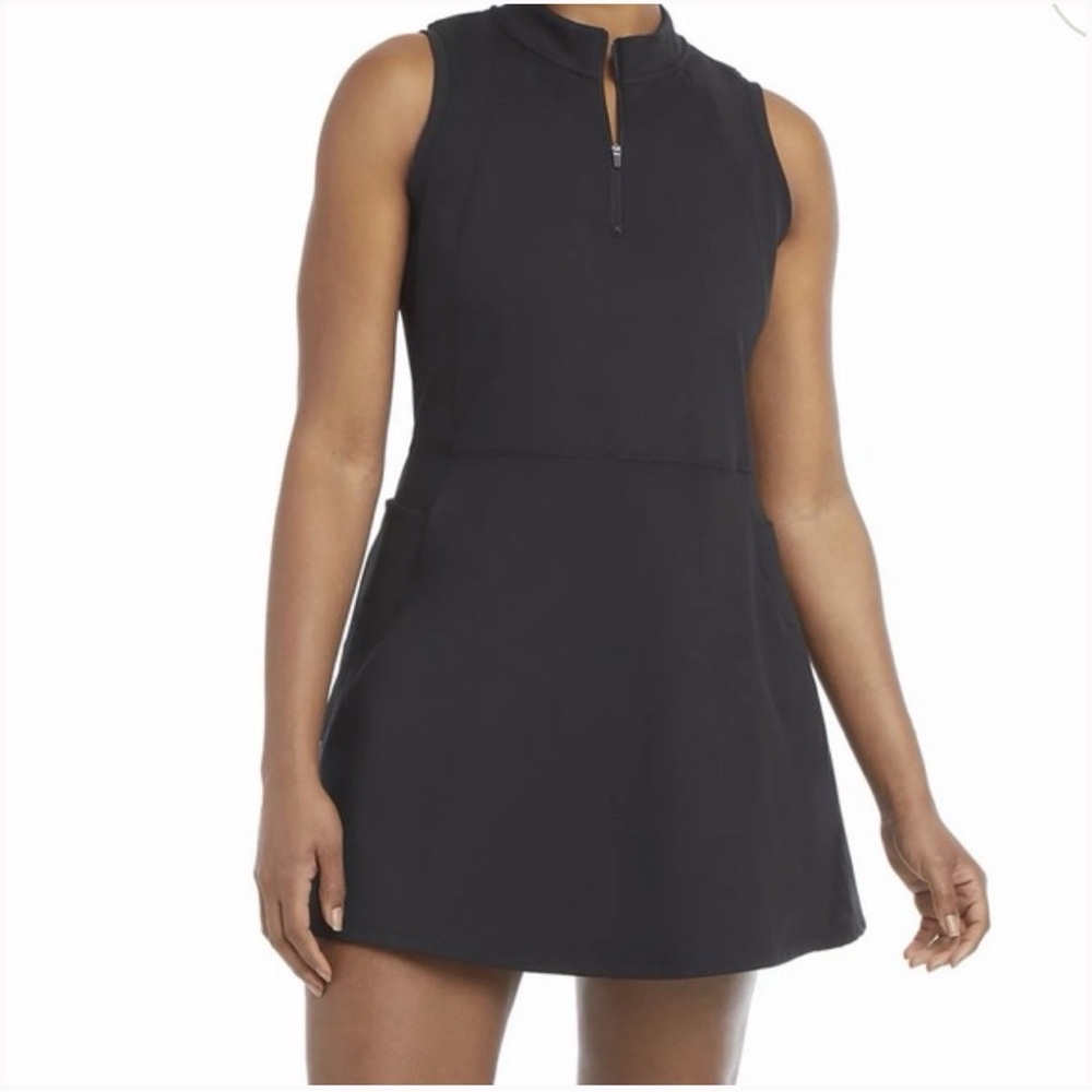 Danskin Sleeveless Black Athletic Dress Tennis Pickleball, Golf, Athleisure